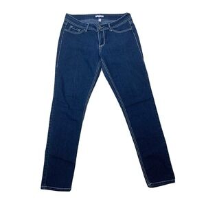 Bongo Skinny Denim Jeans Women's Size 11 Blue 5-Pocket Low Rise Dark Wash‎ 30x29
